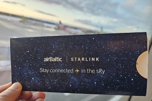 «airBaltic» kā pirmā Eiropas lidsabiedrība lidojumos ievieš SpaceX Starlink internetu