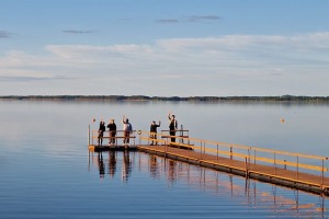 Rāznas ezers pie Mākoņkalna iegūst labiekārtotu pludmali - Foto
