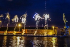 Ventspils svētku kulminācijā grandiozs salūts - Foto