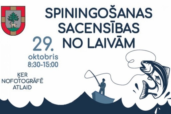 29. oktobrī Viesītes ezerā notiks spiningošanas sacensības no laivām