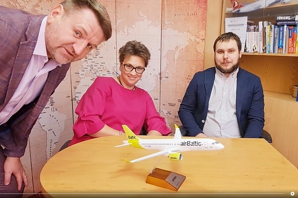 Video intervija ar Elīnu Leitendorfu un Matīsu Cauni, kuri pārstāv «Baltijas Apdrošināšanas Namu»