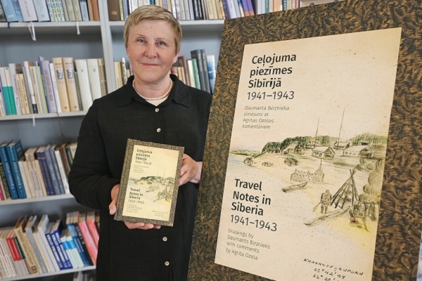Atvērta grāmata «Ceļojuma piezīmes Sibīrijā. 1941–1943. Daumanta Birznieka zīmējumi ar Agritas Ozolas komentāriem»