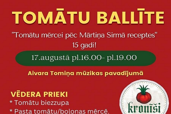 Limbažu novadā notiks Tomātu ballīte