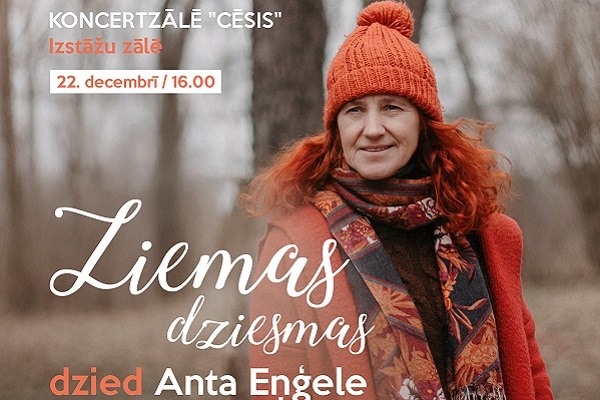 Cēsis: Anta Eņģele aicina uz koncertstāstu «Ziemas dziesmas»  