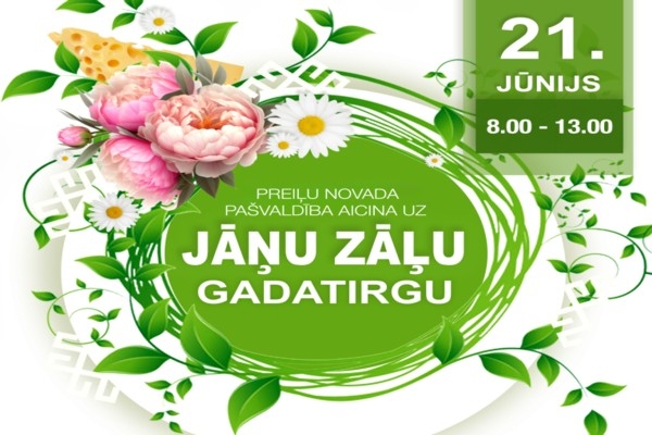 Preiļi: Jāņu zāļu gadatirgus - zāļu sievas, mājražotāji, amatnieki un zemnieki