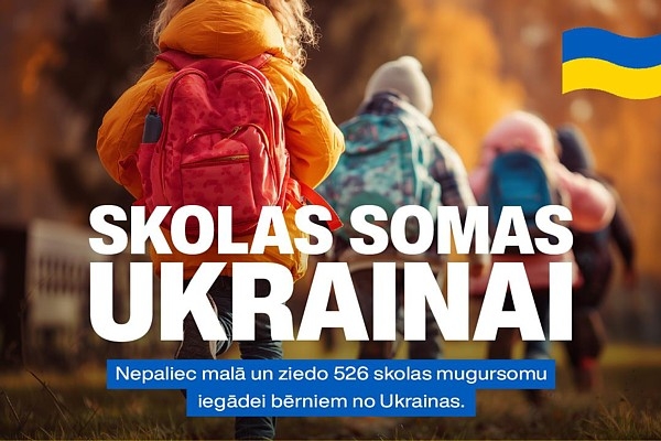Sixt.lv un Travelnews.lv aicina pievienojies projektam «Skolas somas Ukrainai»