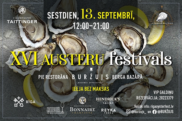 Šajā sestdienā Rīgā norisināsies Baltijas lielākais Austeru festivāls