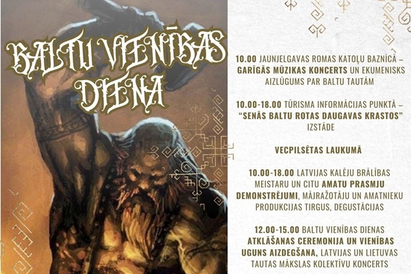 Aizkraukles novadā pieminēs Baltu vienības dienu