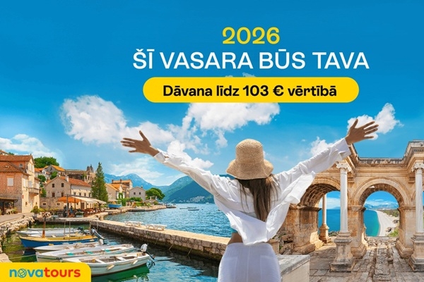 «Novatours» izziņo 2026. gada vasaras ceļojumu programmu