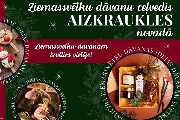 TOP Ziemassvētku dāvanu ceļvedis Aizkraukles novadā