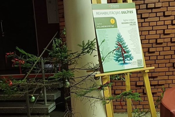 «Jaunķemeri» svētkiem rotājas ar «Rehabilitācijas eglīšu» izstādi 