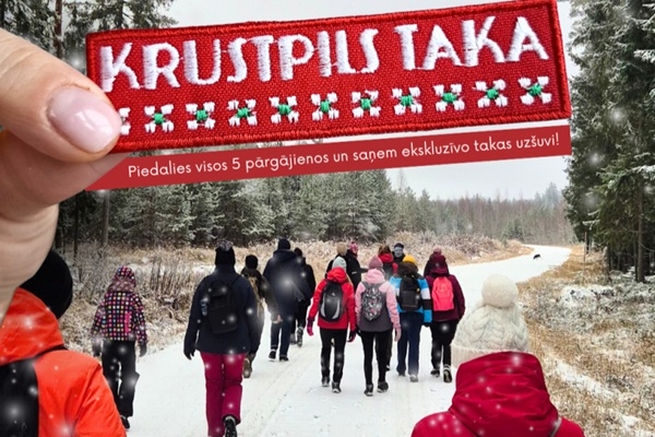 Notiks pieci pārgājieni pa Krustpils taku, pirmais - jau 18. janvārī