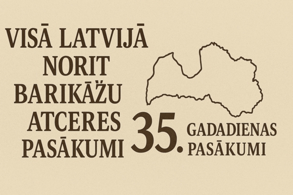 Visā Latvijā norit barikāžu atceres 35. gadadienas pasākumi