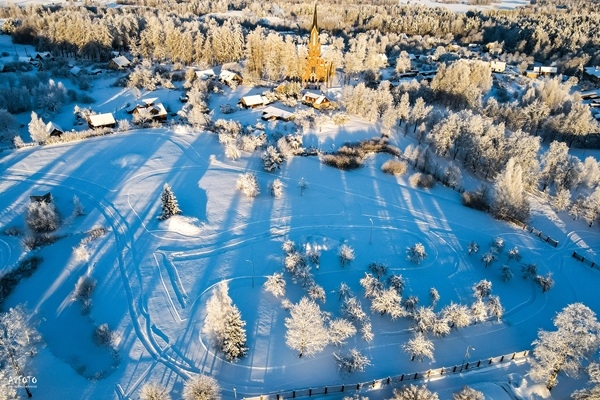 Pasakainā ziema Madonas novada Cesvainē