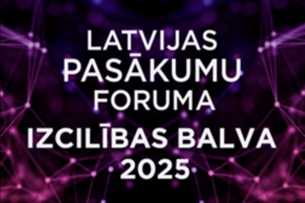 Latvijas Pasākumu forums paziņo Izcilības balvas 2025 finālistus