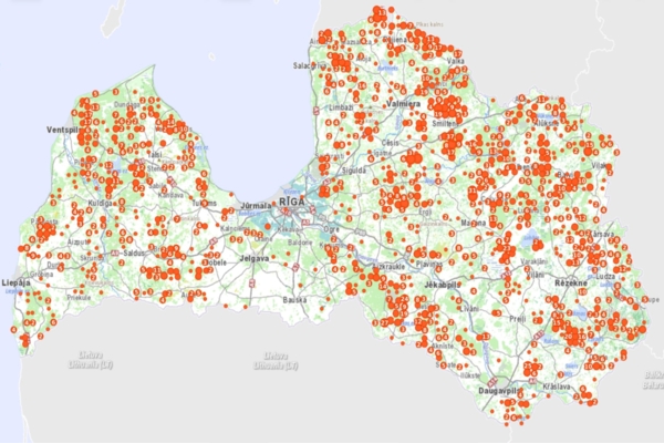 Pārgājienu aktīvistiem ir jāieskatās mobilajā lietotnē «Mednis», lai pievienotu datus par vilku klātbūtnes pazīmēm