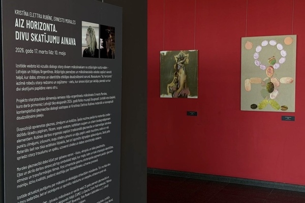 Kristīnas Elettras Rubīnes un Ernesto Morales izstāde «Aiz horizonta. Divu skatījumu ainava»