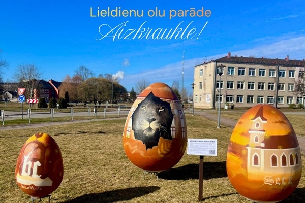 Lieldienu olu parāde Aizkrauklē 