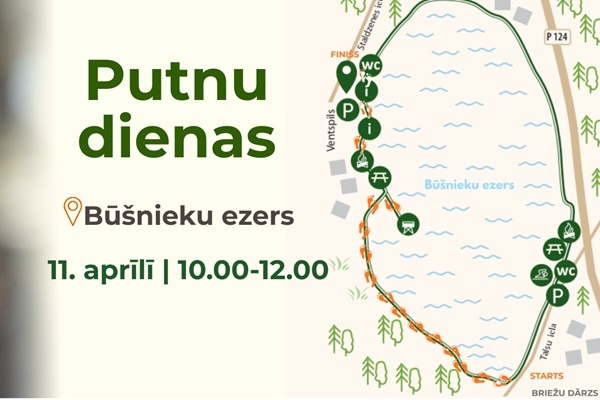Ventspils aicina piedalīties Putnu dienās pie Būšnieku ezera