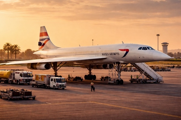 24. marts vēsturē: «Concorde» veic testa lidojumu no Londonas uz Bahreinu