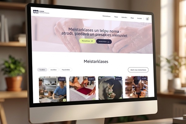 Latvijā pirmo reizi izveidota vienota platforma meistarklašu un pasākumu telpu meklēšanai