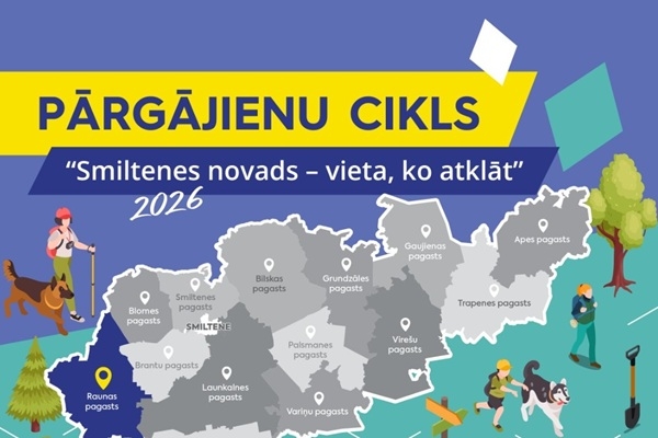 19. aprīlī norisināsies pārgājiens «Raunas baltais miers un zaļais siers»
