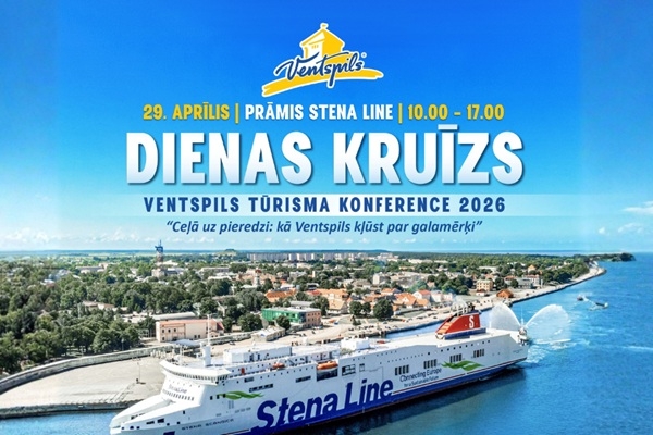 Pirmo reizi Ventspilī tūrisma konference norisināsies uz prāmja «Stena Line» klāja