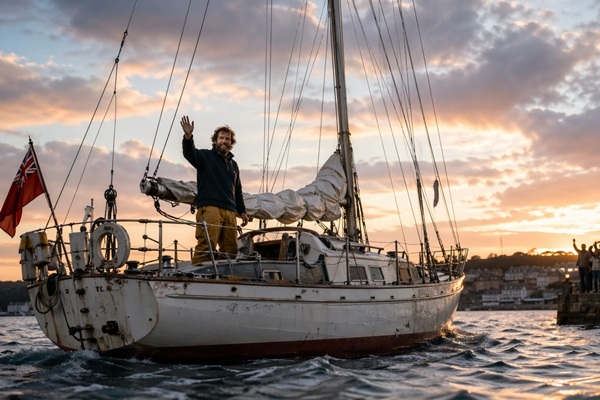 22. aprīlis vēsturē: Finišē pirmais ceļojums bez apstāšanās apkārt pasaulei ar jahtu