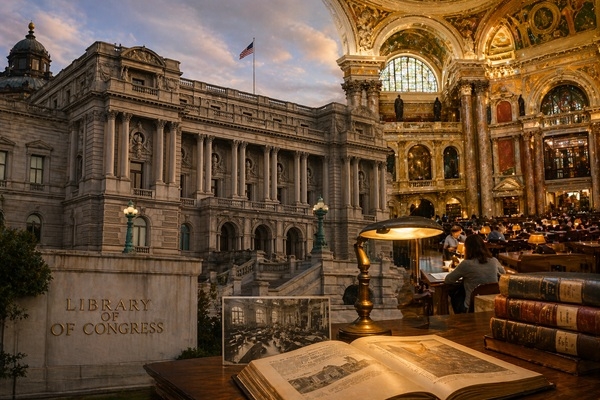 24. aprīlis vēsturē: Izveido ASV Kongresa bibliotēku