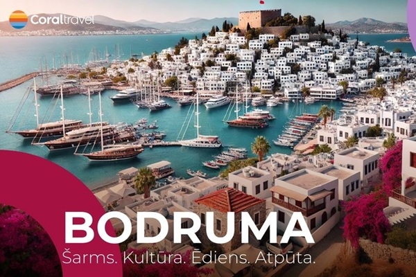 «Coral Travel» iesaka: Bodruma, saulainais Egejas jūras galamērķis