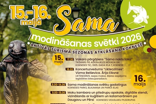 Aizkraukles novads: Koknese aicina uz Sama modināšanas svētkiem