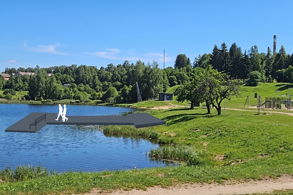 Krāslavas novads: Turpināsies Persteņa ezera krasta labiekārtošana 
