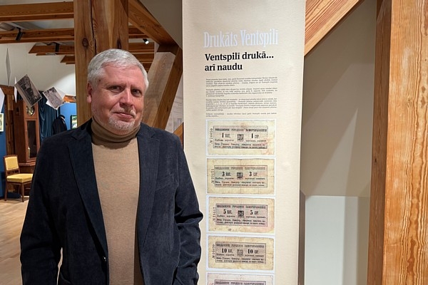 Ventspilī drukā arī naudu