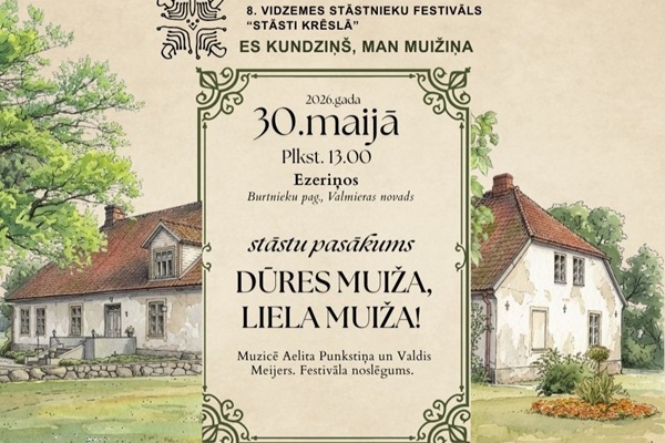 Valmieras novadā risināsies stāstnieku festivāls