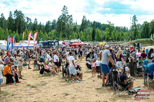 Pasaules motokrosa posmu Madonā apmeklēja ap 7000 cilvēku; teju katrs piektais – no ārvalstīm