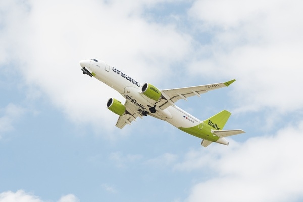«airBaltic» operacionālās darbības rādītāji par 2026. gada jūliju