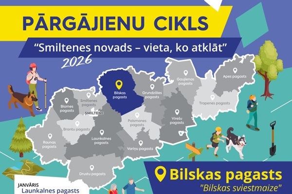 16. augustā norisināsies pārgājiens «Bilskas sviestmaize»