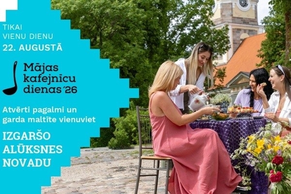 «Izgaršo Alūksnes novadu» Mājas kafejnīcu dienā