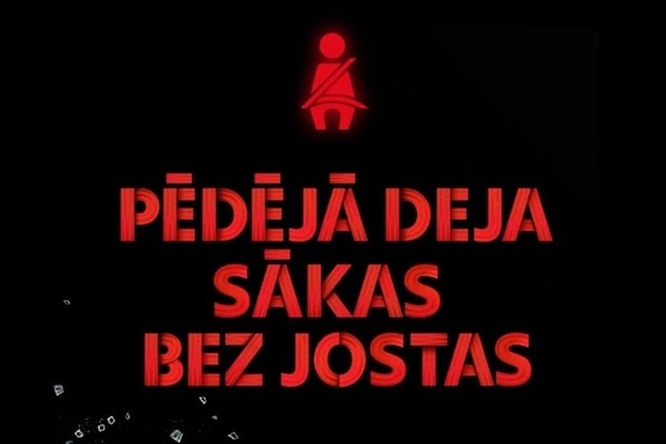 Visā Latvijā 18. augustā skanēs transportlīdzekļa nepiesprādzēšanās signāls