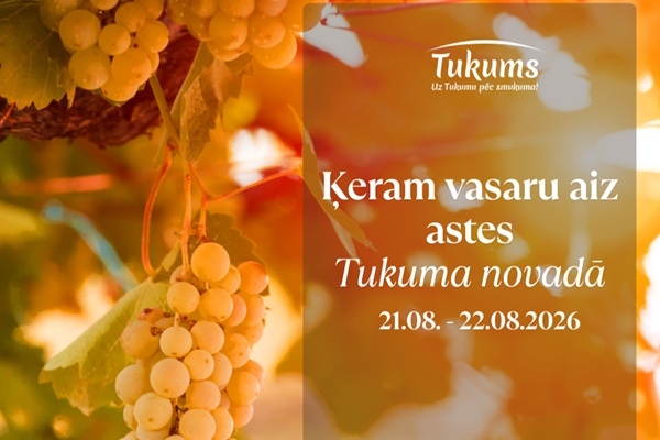 Vasara Tukuma novadā turpinās
