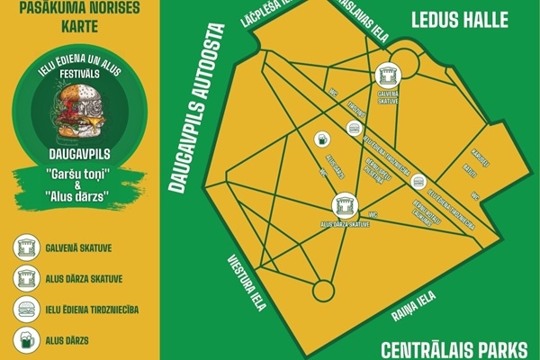 Daugavpils kļūs par Latgales garšu galvaspilsētu - Centrālajā parkā notiks festivāls «Garšu toņi»