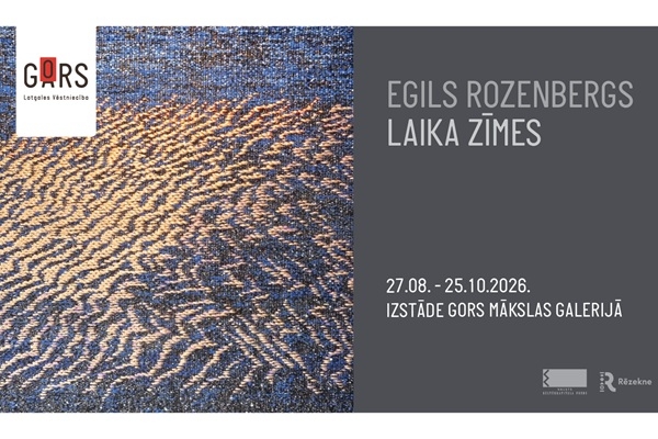 Latgales vēstniecībā GORS atklāta Egila Rozenberga izstāde «Laika zīmes»