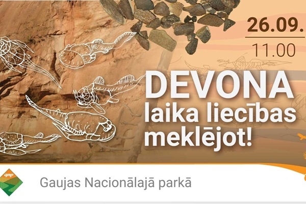 Ieskatīties 400 miljonus gadu senā pagātnē un meklēt Devona laika liecības varēs Gaujas Nacionālajā parkā