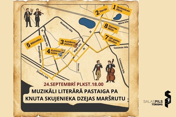 Piesakies pastaigai pa Knuta Skujenieka dzejas maršrutu Salaspilī kopā ar Vari Piņķi!