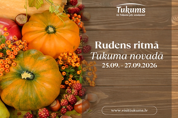 Rudens Tukuma novadā iesācies ar pilnu sparu!