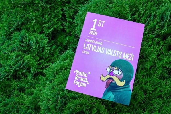«Latvijas valsts meži» – 2026. gada zaļākais zīmols Latvijā