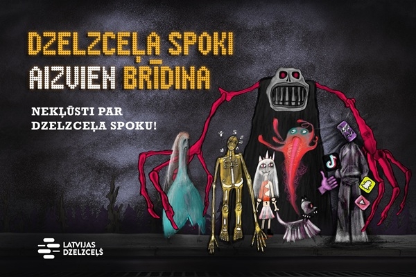 Dzelzceļa spoki aizvien brīdina – esi uzmanīgs dzelzceļa sliežu tuvumā!