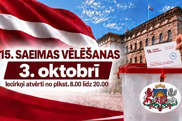 Ejam balsot - Latvija vēlē 15. Saeimu.