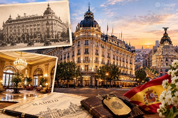 12. oktobris vēsturē: Madridē atklāj viesnīcu «The Palace Hotel»