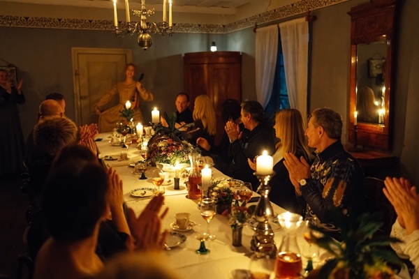 Gastronomisks piedzīvojums. Vakara viesības Turaidas muižā